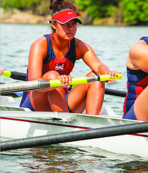 Alex Oser '16 rowed in the 51st Head ot he Charles Regatta in Boston Oct. 17-18 for the Marina Aquatic Center. Printed with Permission of Alex Oser