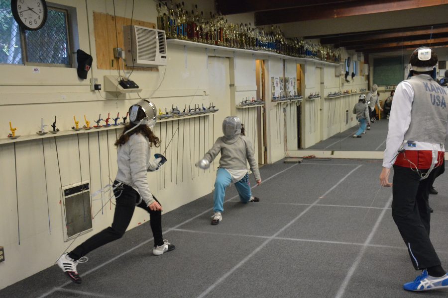 The schools space for fencing is not as big as other sports areas on campus, yet it is only used by the team. Credit: Matthew Yam/Chronicle