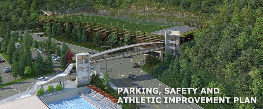 The PSA Improvement Project includes a new parking structure, bridge to cross Coldwater Canyon and practice field. The first public hearing to address the project will be held on July 24. Printed with permission of hw.com.