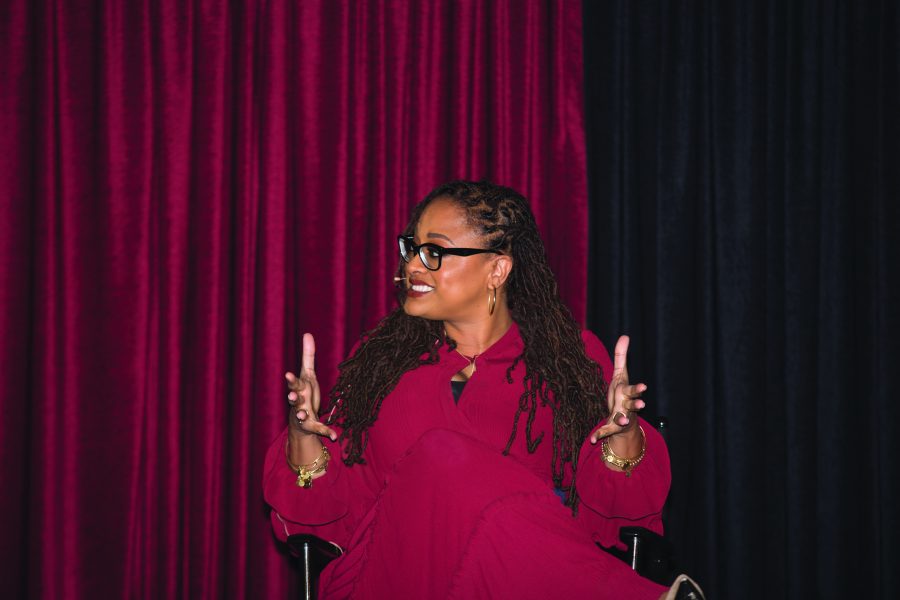 Director Ava Duvernay speaks to students and faculty about the adversity she faces as a woman of color in the film industry. Duvernay is the first African-American woman to have directed a $100 million film.
Credit: Pavan Tauh/Chronicle
