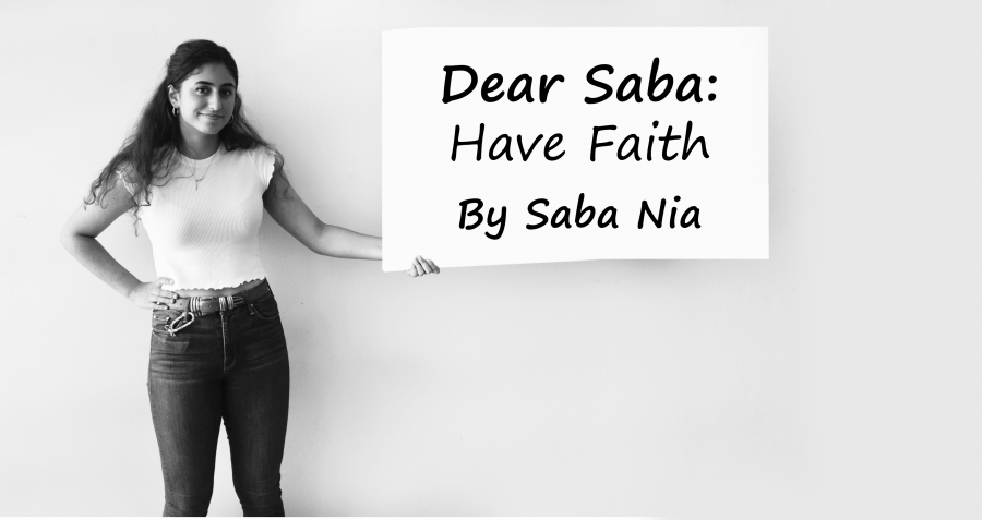 Dear Saba: have faith