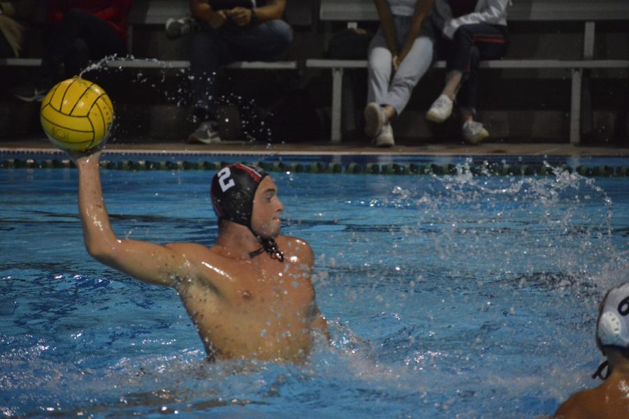Shooters Shoot: Nicholas Tierney ’20 shoots against the Newport Harbor High School defense in an 11-9 loss on Homecoming. Credit: Jaidev Pant/Chronicle