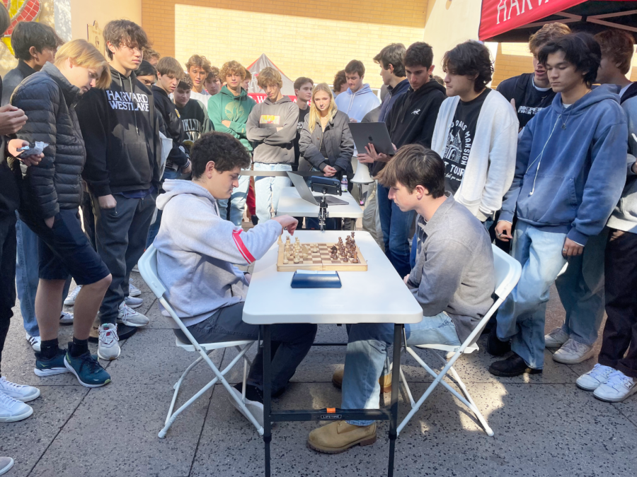 The chess tournament featured 56 students. Colin Kneafsy ’23 advanced through four rounds
and ultimately defeated Jake Wiczyk in the tournament’s final match, securing the $50 gift card grand prize.