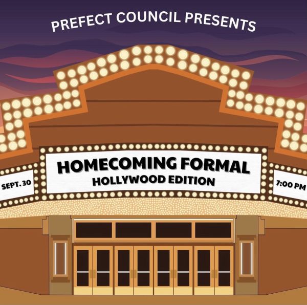 In addition to an email sent to Upper School students, Prefect Council announced this years Hollywood formal theme on Instagram. 