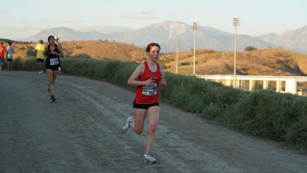 Elle Kirman 27 runs in the Mission League Individual Championship on Oct. 31. Kirman placed first out of 35 participants.
