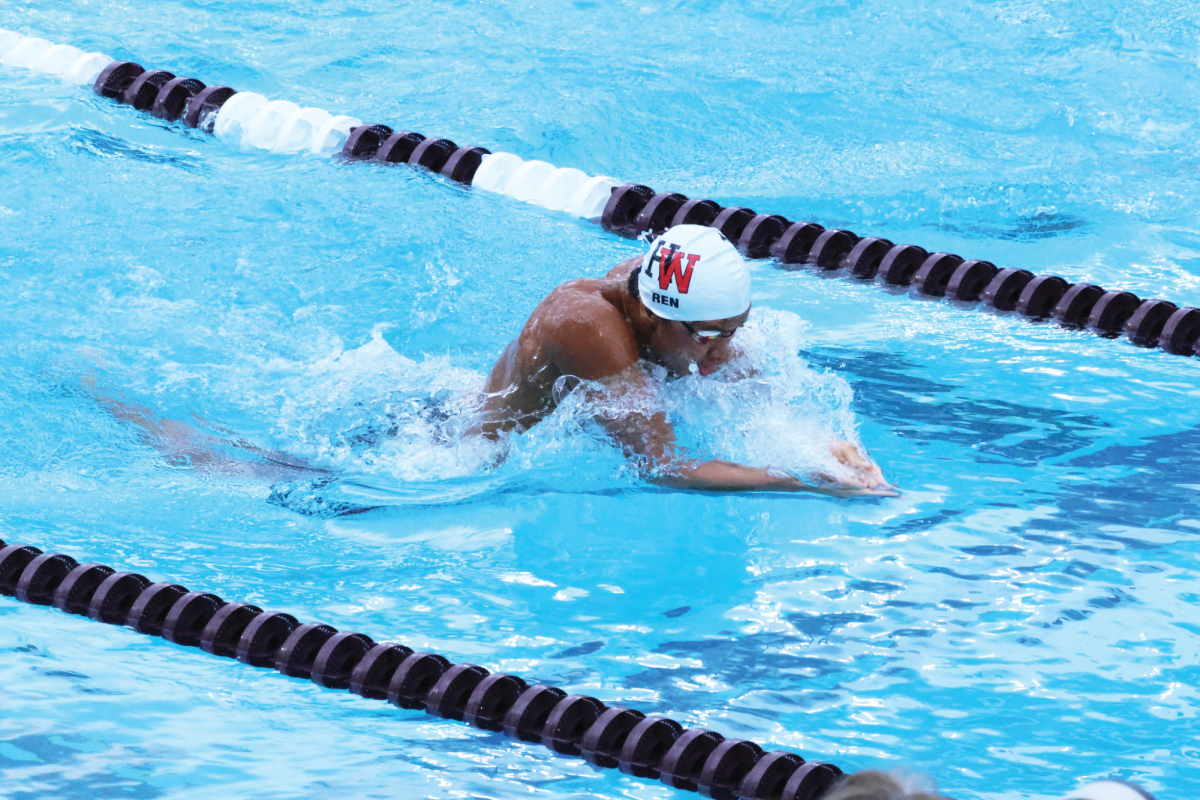 Varsity swimmer Cooper Ren 26