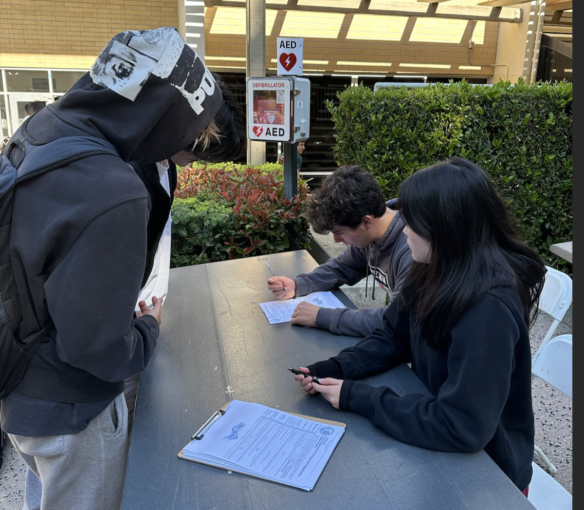 Eligible seniors register to vote as they prepare for the upcoming 2024 presidential election. Candidates Donald Trump and Kamala Harris remain in a competitive race, with national polls reflecting a close contest as Election Day approaches on Nov. 5. 