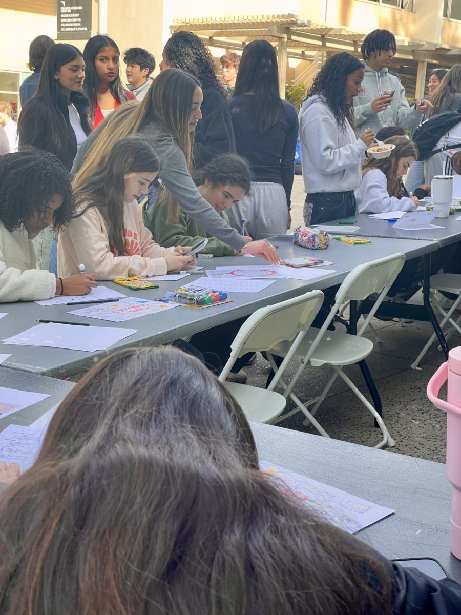 Students write letters to the children of The Help Group.