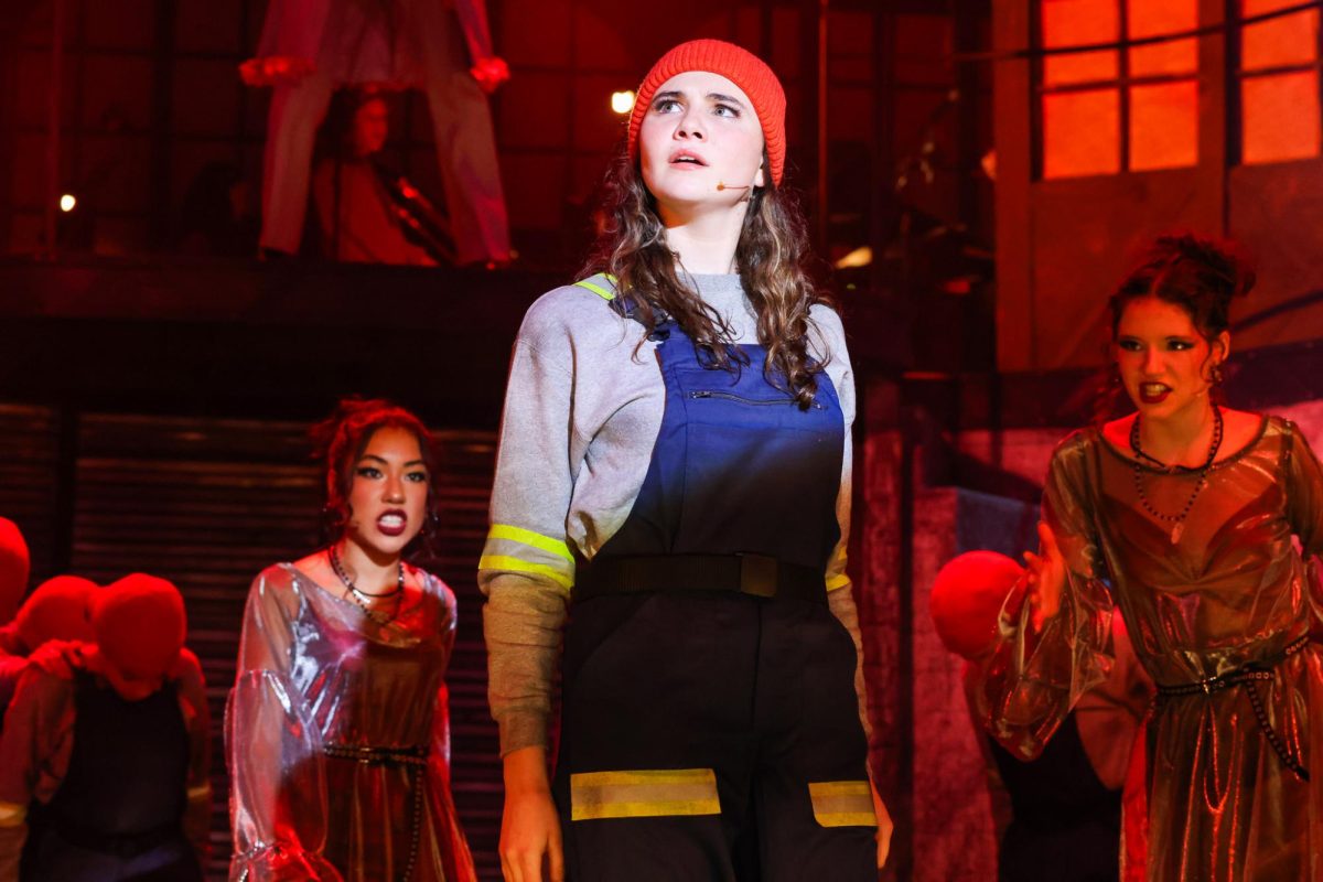 Eurydice (Calla Fox '25) in "Hadestown".