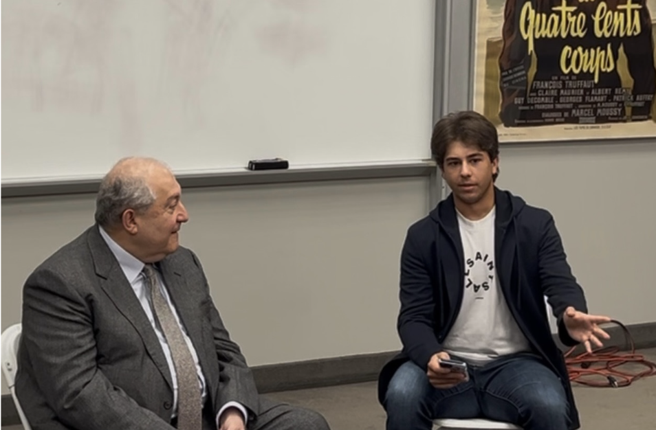 Sarkissian spoke to students about both his career and book detailing the rise of small states on the global stage.