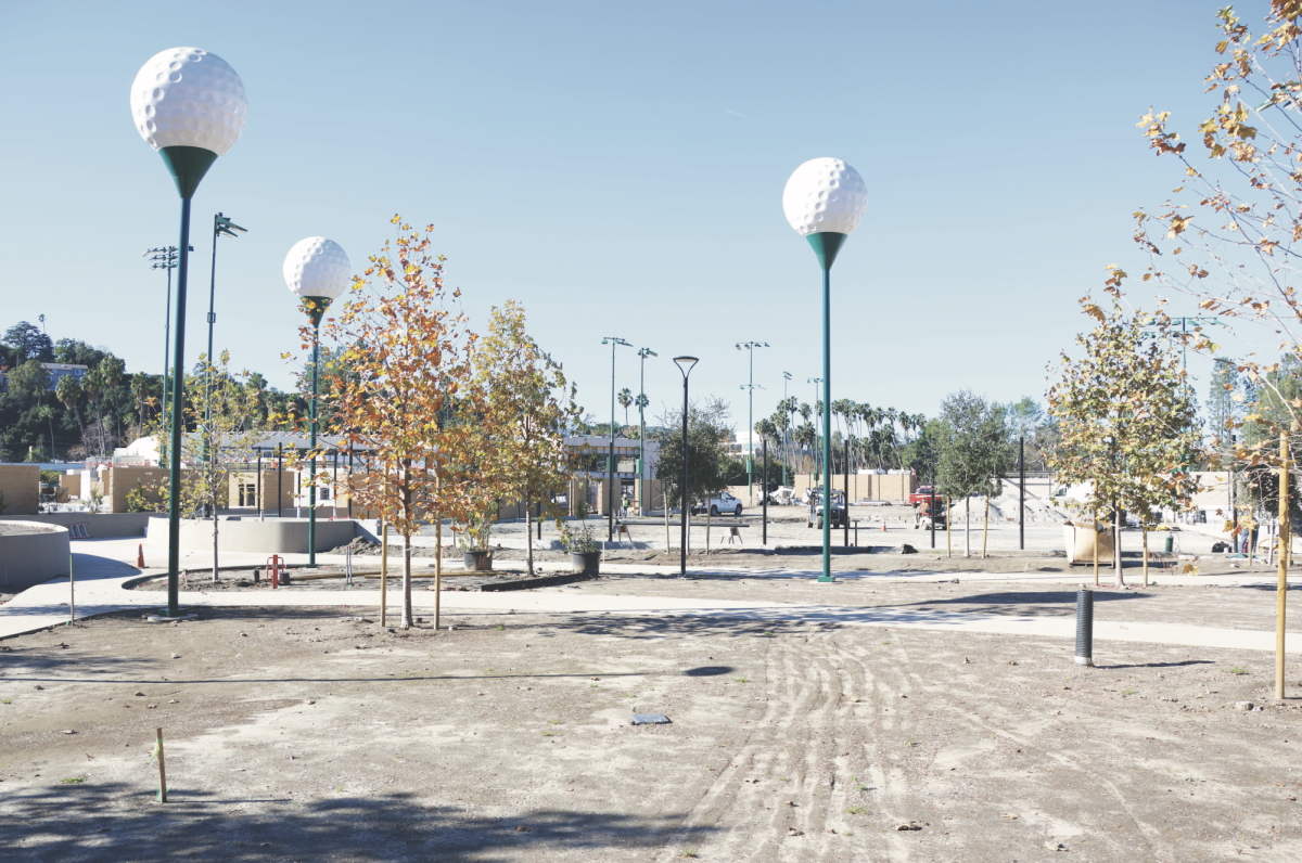 River Park campus during construction.