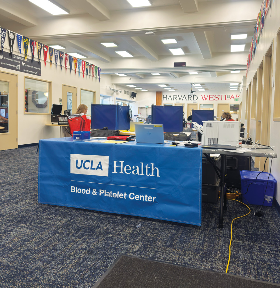 LEADING SERVICE: The Red Cross Club and the UCLA Blood & Platelet Center hosted their second semester blood drive on April 17.
